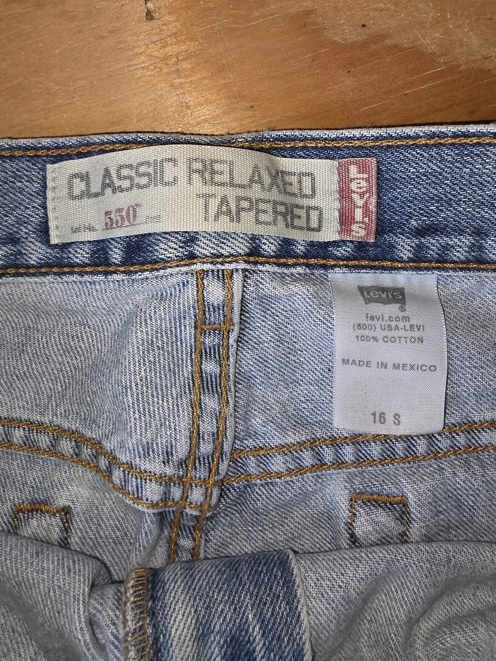 Levis 550 Jeans Straight Leg Classic #JEA1 - Picture 8 of 14